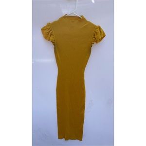 Mustard Sweater Dress